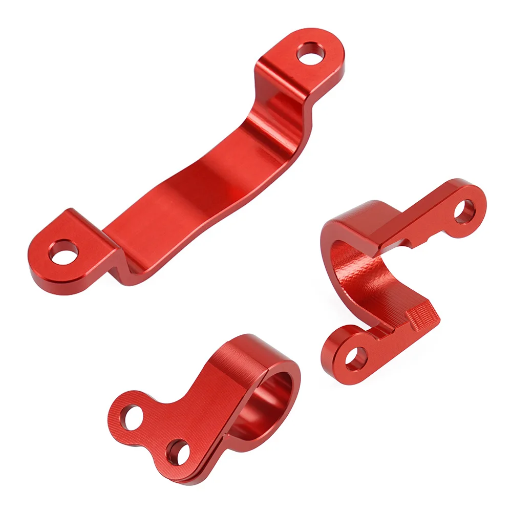 

Brake Hose Line Guide Clamp Set For Honda CR450R CR450X CR250R CR 450R 450X 250R 2010-2013 2012 Aluminum Motorcycle Accessories