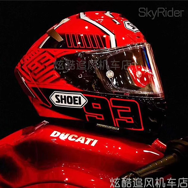 Full Face Motorcycle helmet X14 marquez 93 red  helmet Riding Motocross Racing Motobike Helmet Casco De Motocicleta