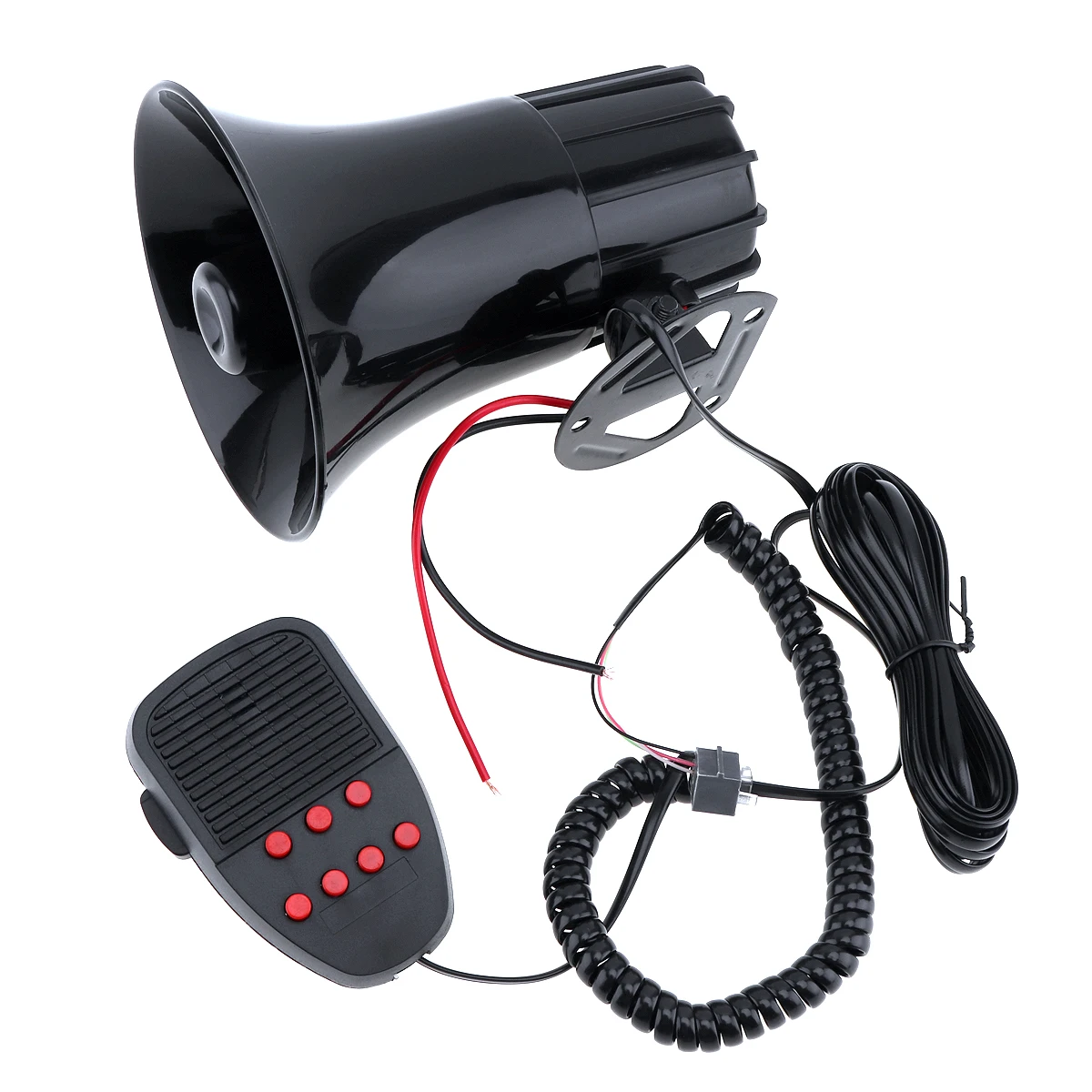 Мотоциклетная Автомобильная сирена, 7 тон, звуковой сигнал, 12 В, 100 Вт, высокомощный громкоговоритель, сигнализация, говорящий пожарный, скорая помощь, колонки для грузовиков