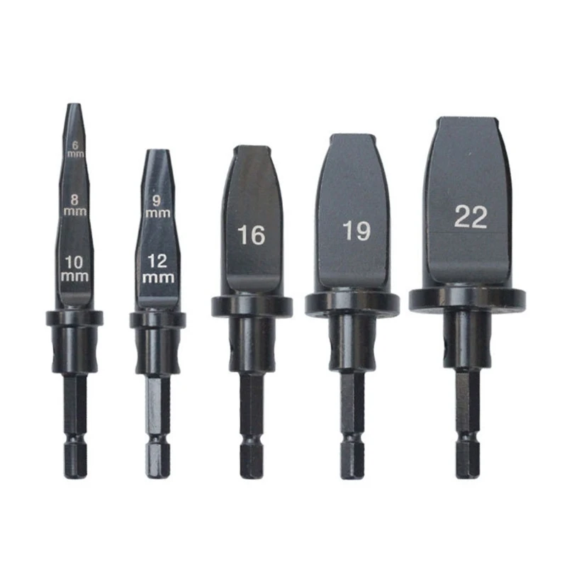 

Hot 5pcs Tube Expander Swaging Tool Portable Electric Expander Suitable for Screwdriver Electric Drill Bench Drill