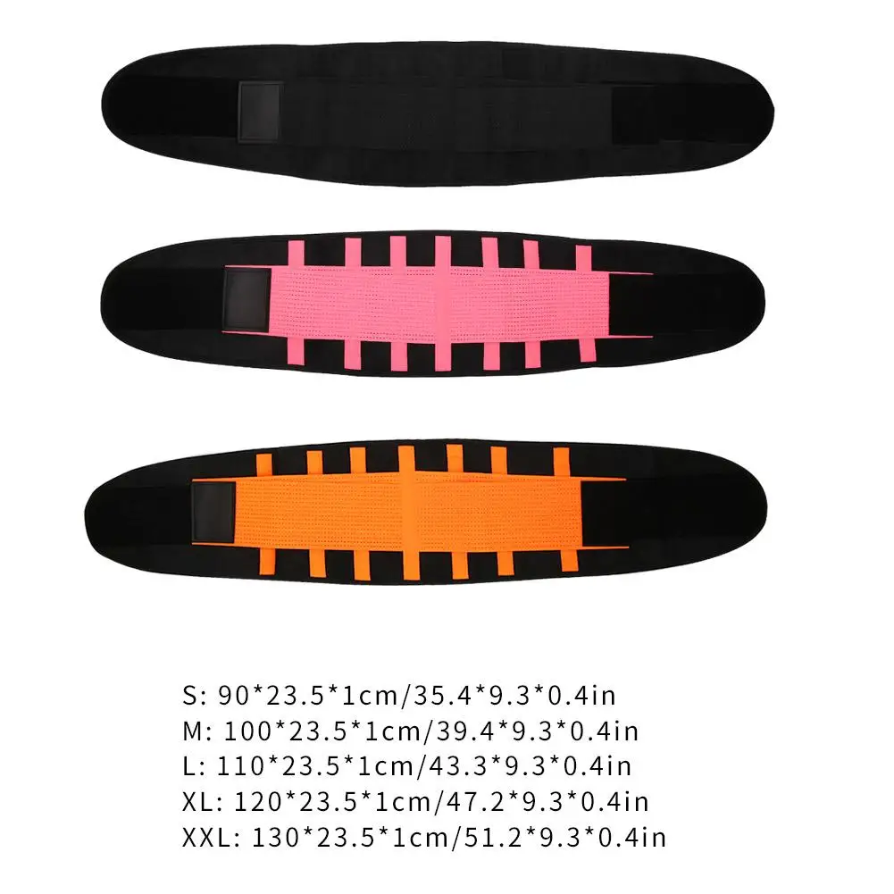 

New Durable Waist Belt Elastic Bodybuilding Abdomen Belt Polyester Fiber Adjustable Lumbar Brace Support Protect for Office