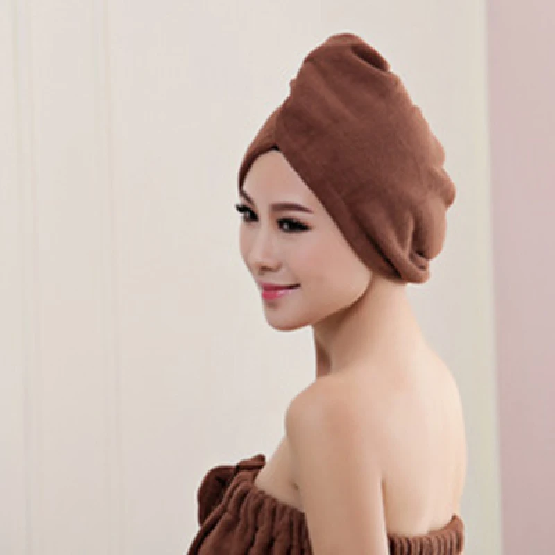 Утолщенное быстросохнущее женское полотенце женская шапочка для сухих волос