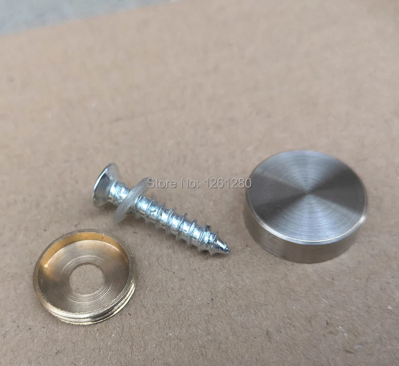 Латунное акриловое зеркало для рекламы 16 мм фиксированный винт бытовая