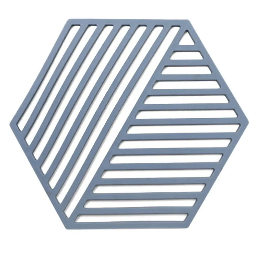 

Nordic Silicone Pot Pad Cup Cushion Heat Resistant Hollow Design Table Hot Pad Drink Coaster Tableware Placemat for Home kitchen