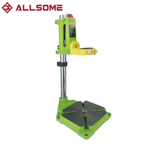 ALLSOME MINIQ BG6116 настольная подставка для сверлпресс Мини электрическая дрель-переноска Кронштейн 90 градусов вращающаяся фиксированная рамка верстачный зажим