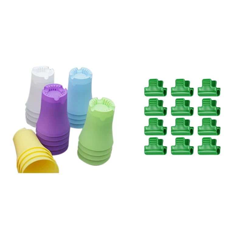 

20 шт., пластиковые зажимы для цветочных Горшков