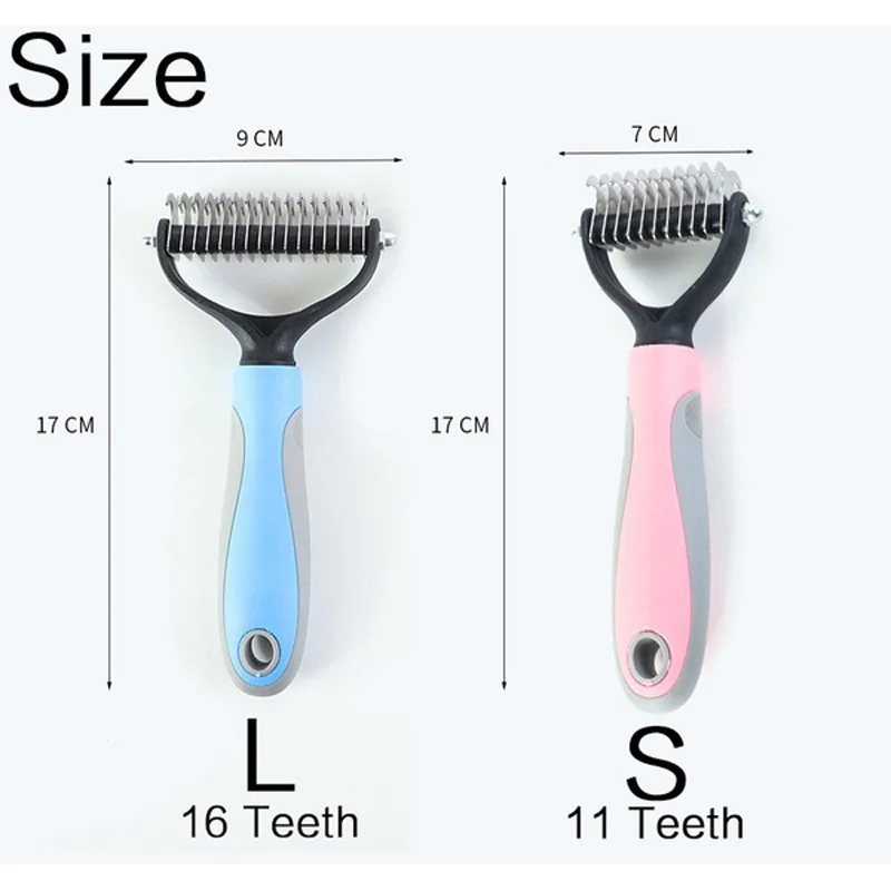 расческа для кошек собак Груминг и уход товары Щетка-Расческа удаления шерсти