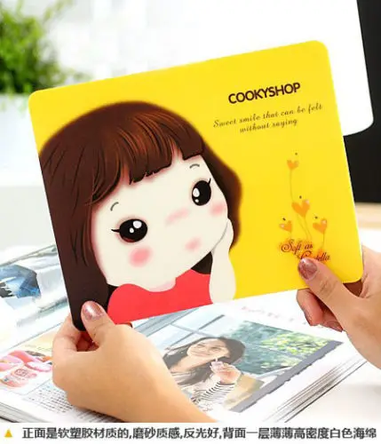 Pattern Girl Anti-Slip Cute Mat Mouse Pad MousePad Colorful Mousepad kawai durable Soft pad | Компьютеры и офис