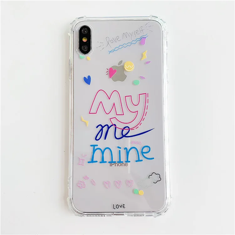 Niceking Angels чехол для телефона Fundas для iPhone X, XR, XS, MAX, 11 Pro, Max, 6 S, прозрачный чехол из ТПУ с цветочным принтом для мальчиков, чехол для iPhone 6, 6s, 7, 8 Plus - Цвет: 10