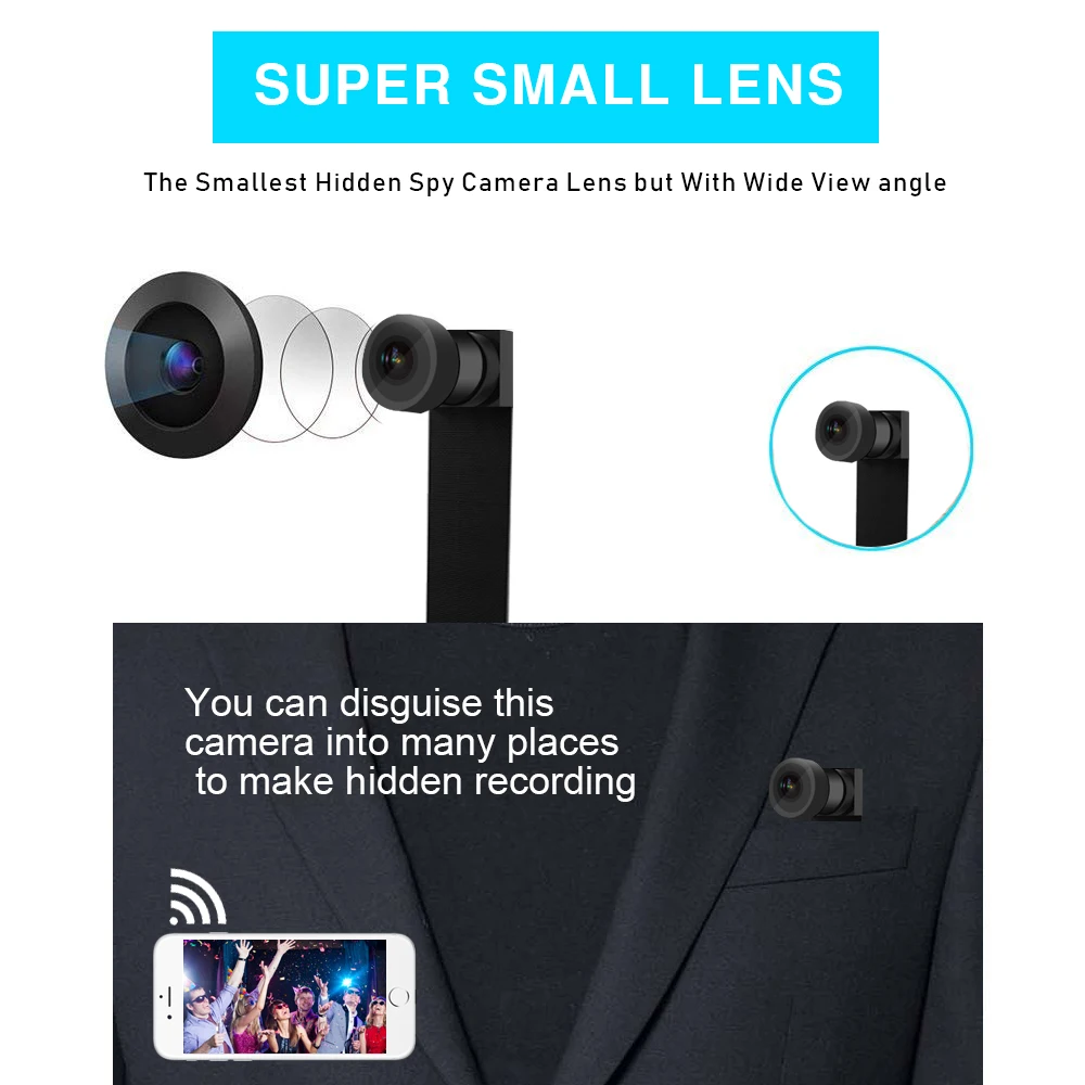 1080P mini WIFI camera Hidden Night vision device smart home hidden household Video recorder | Электроника