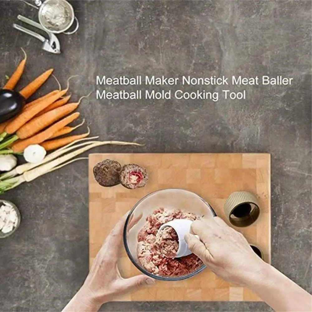 

HOT SALES!!!2 Pcs Meatball Maker Multi-functional Two-layer Design DIY Creative Meatball Mold for Meatballs