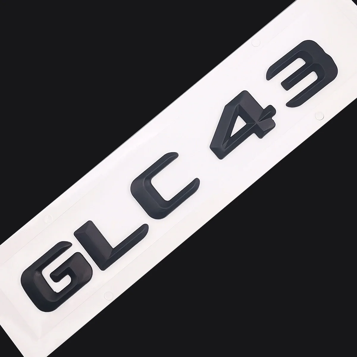 Оригинальный размер 1:1 Автомобильная эмблема заднего хвоста цифры-буквы