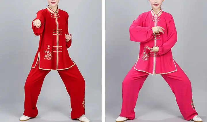 Высококачественная вышивка для весны и осени стиль Tai chi женская одежда кунг-фу