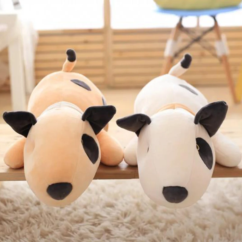Милая мягкая собака-бультерьер плюшевая собака подушка кукла детская игрушка