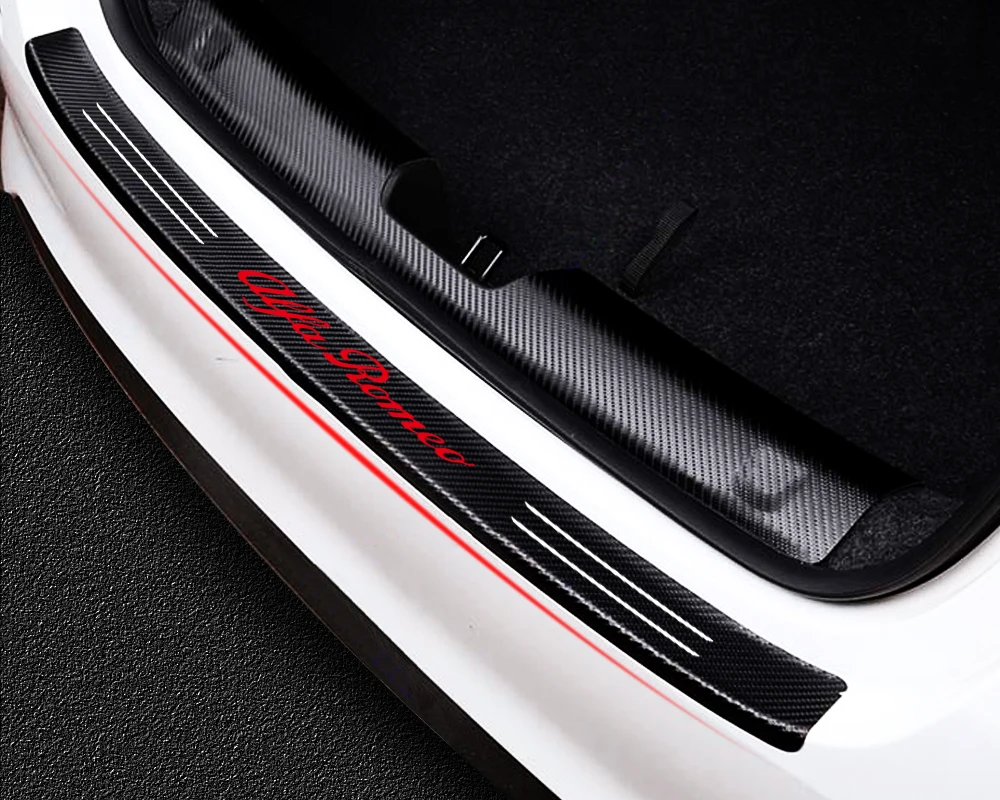 Автомобильный Стайлинг протектор заднего бампера багажника 3D наклейка из