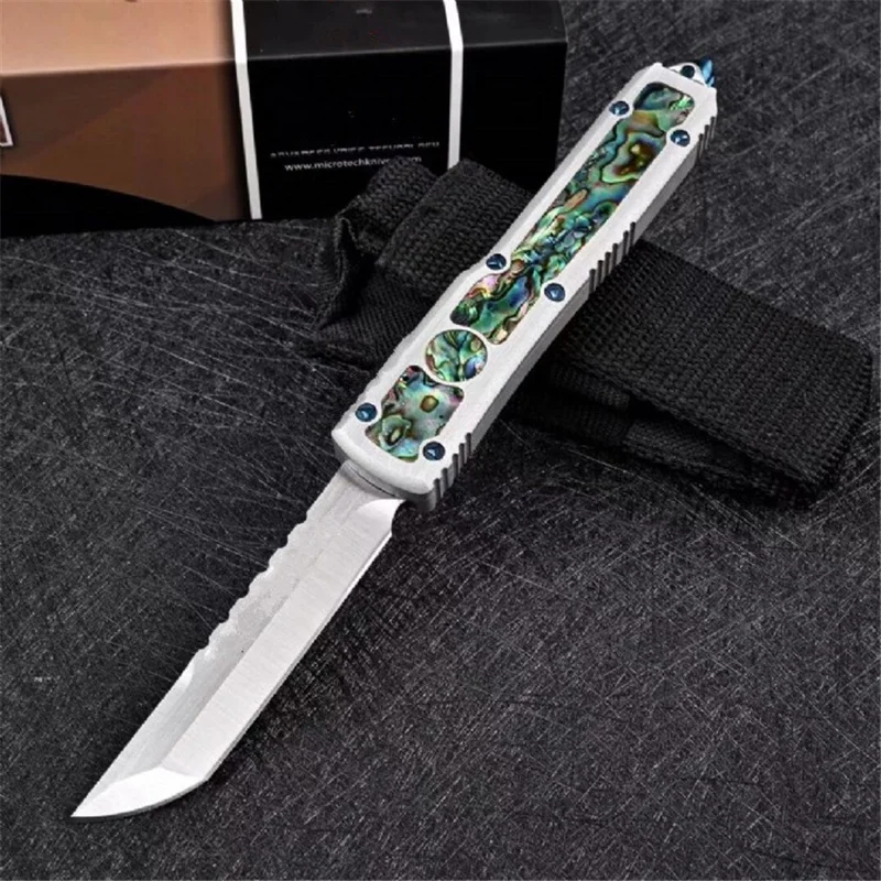 

Limited Micr UT85 Shell Version 59-60HRC Sharp Blade Aviation Aluminum High Hardness Handle Camping Knife Self-Defense EDC Tool