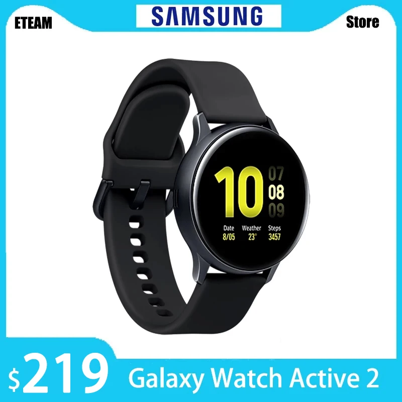 Smart Chasy Samsung Galaxy Watch Active 2 40 44 Mm Iz Alyuminiya Bluetooth Gps Ip68 5 Atm Vodonepronicaemost Globalnaya Versiya Elektronika Aliekspress