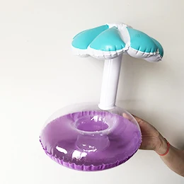 Blue umbrella 11 стилей мини надувная форма плавательный бассейн напиток держатель для бутылочек плавательная игрушка подставки для вода напитки Бутылка пива - Цвет: Blue umbrella