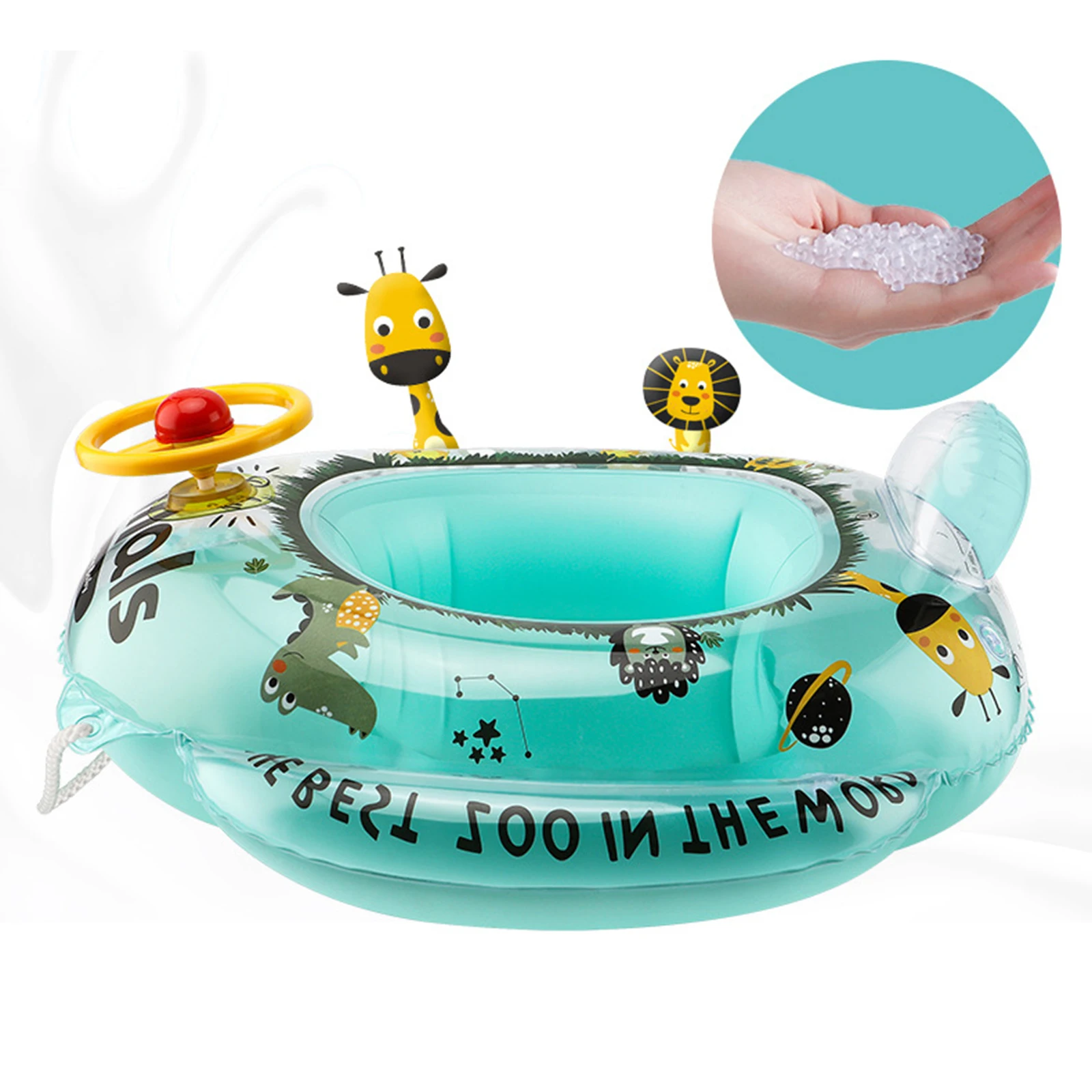 

Cartoon Kids Infant Toddler Baby Swimming Pool Float Inflatable Seat Air Bed