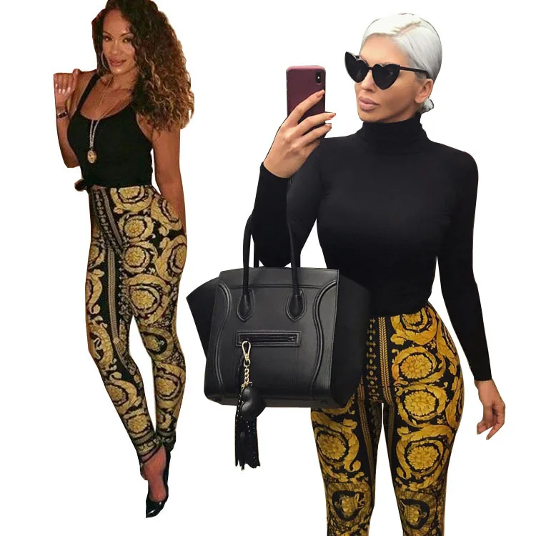 

Explosions Leisure Sports Digital Printing Leggings Plus Size Women's Hot Pants Workout Seamless Leggings Fitness High Waist