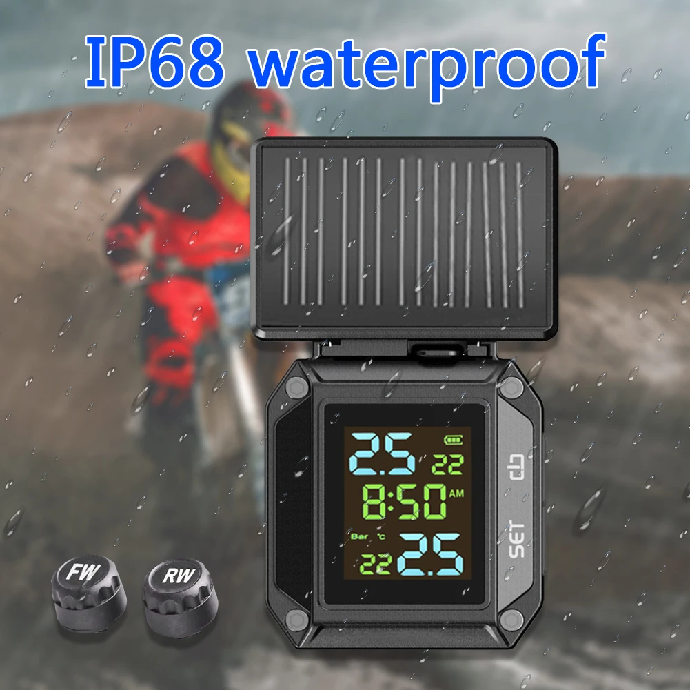 

Motorcycle TPMS Moto Tire Pressure Monitoring System for Motorbike Motor Bike Scooter TMPS Tyre Sensor