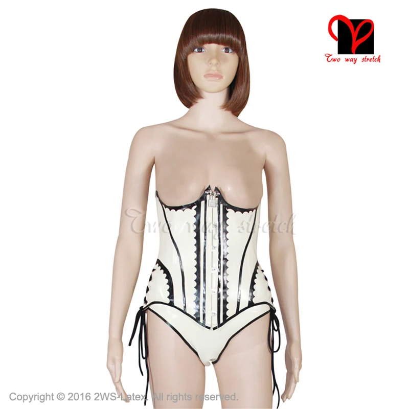 Сексуальное нижнее белье корсет со шнуровкой сзади и сбоку резиновый Стиль
