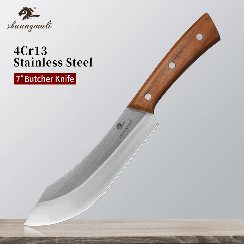 Универсальный нож для мясника из высокоуглеродистой стали 4CR13 кухонные ножи