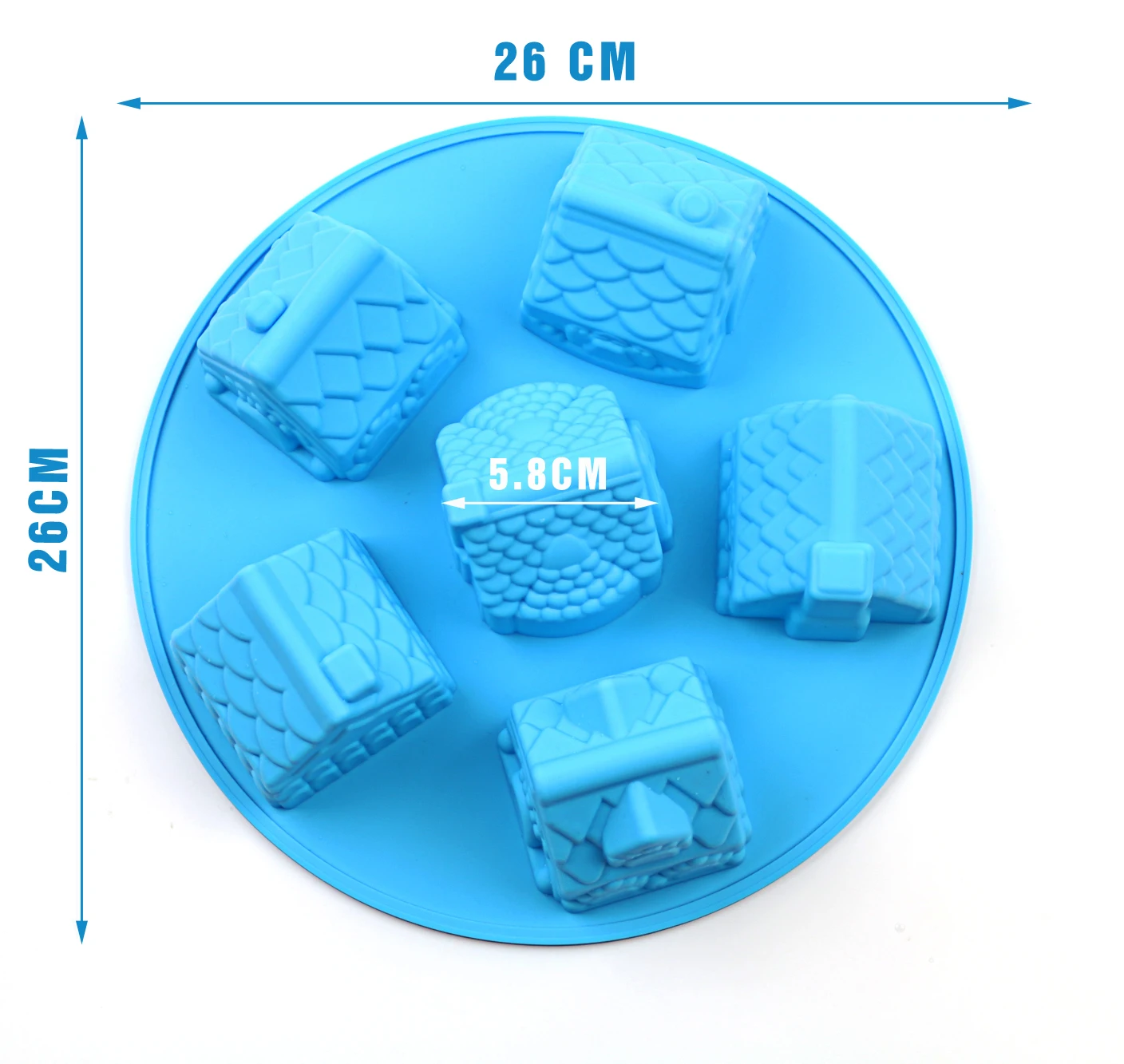 Удобная и креативная DIY силиконовые формы с 6 модулей дом Тип для Создание кубика