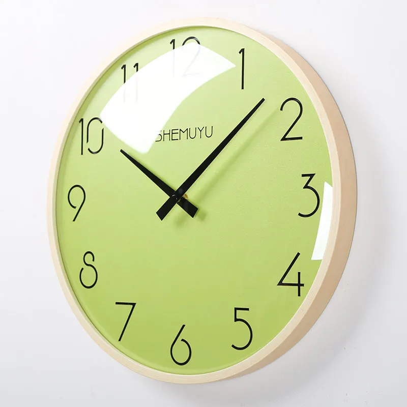 Креативные настенные часы тихие простые толстые в скандинавском стиле