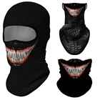 Веном, шея, гетры, спортивная повязка на голову, Мотокросс, защита лица, мотоциклетная Балаклава, Череп, Хэллоуин, лыжная маска, Женская бандана