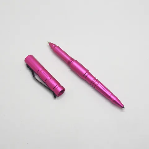 Розовая Дамская тактическая ручка, инструмент для выживания + ручка для письма для улицы, аварии, SOS и автомобильных аварий, набор инструментов для автомобиля, искусственный инструмент