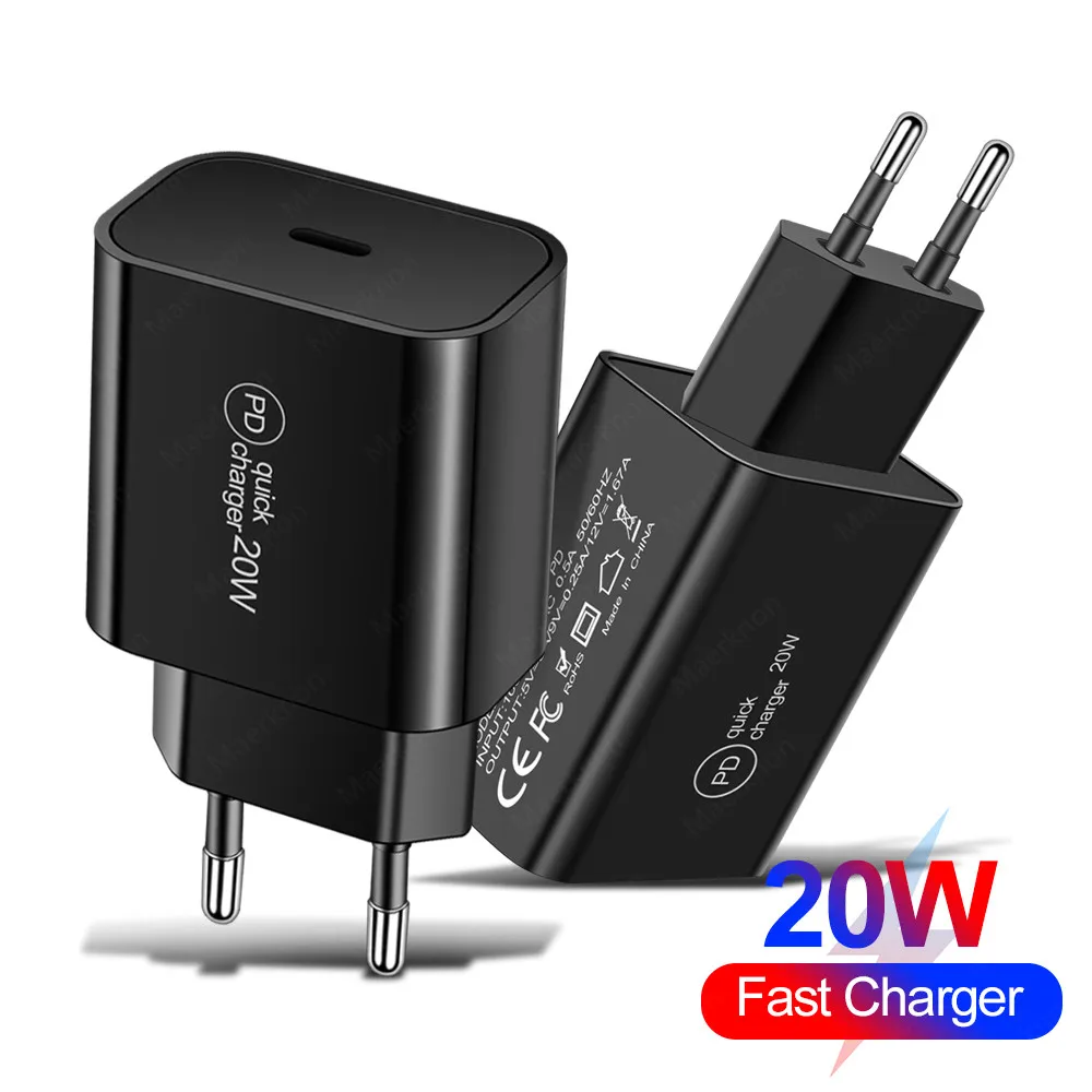 

PD Charger 20W Quick Charge 4.0 3.0 USB Type C Fast Charger for iPhone 12 11 X Xs 7 AirPods iPad Huawei Xiaomi QC4.0 PD Charger