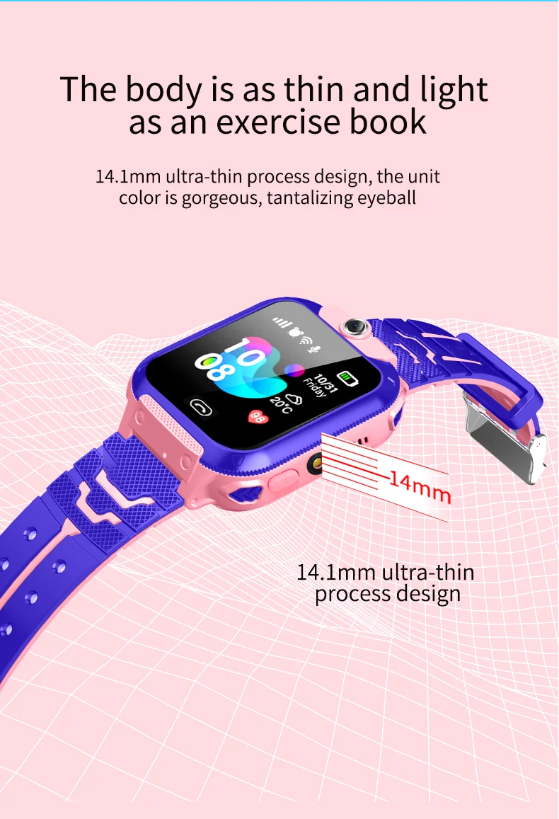 Q12/Q19 Детские умные часы LBS расположение, SOS Вызов удаленный монитор камера Smartwatch для детей лучший подарок