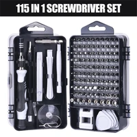 115 in 1 screwdriver set combination hand tools multifunction precision equipment repair tool for cell phone computer diy jobs