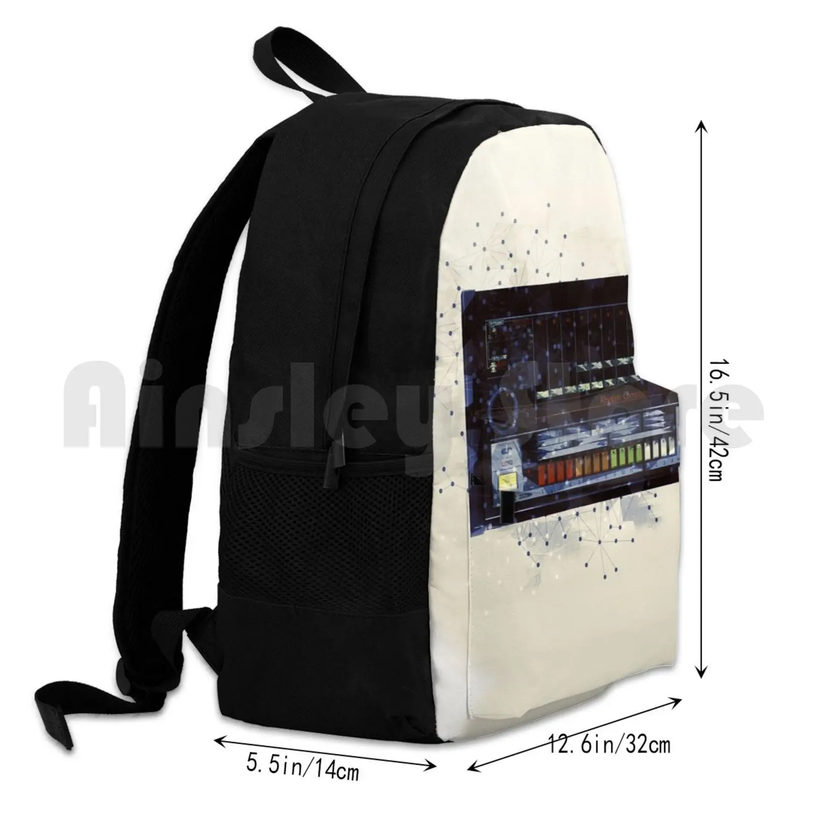 808 барабанная машина абстрактный дизайн уличный походный рюкзак для верховой