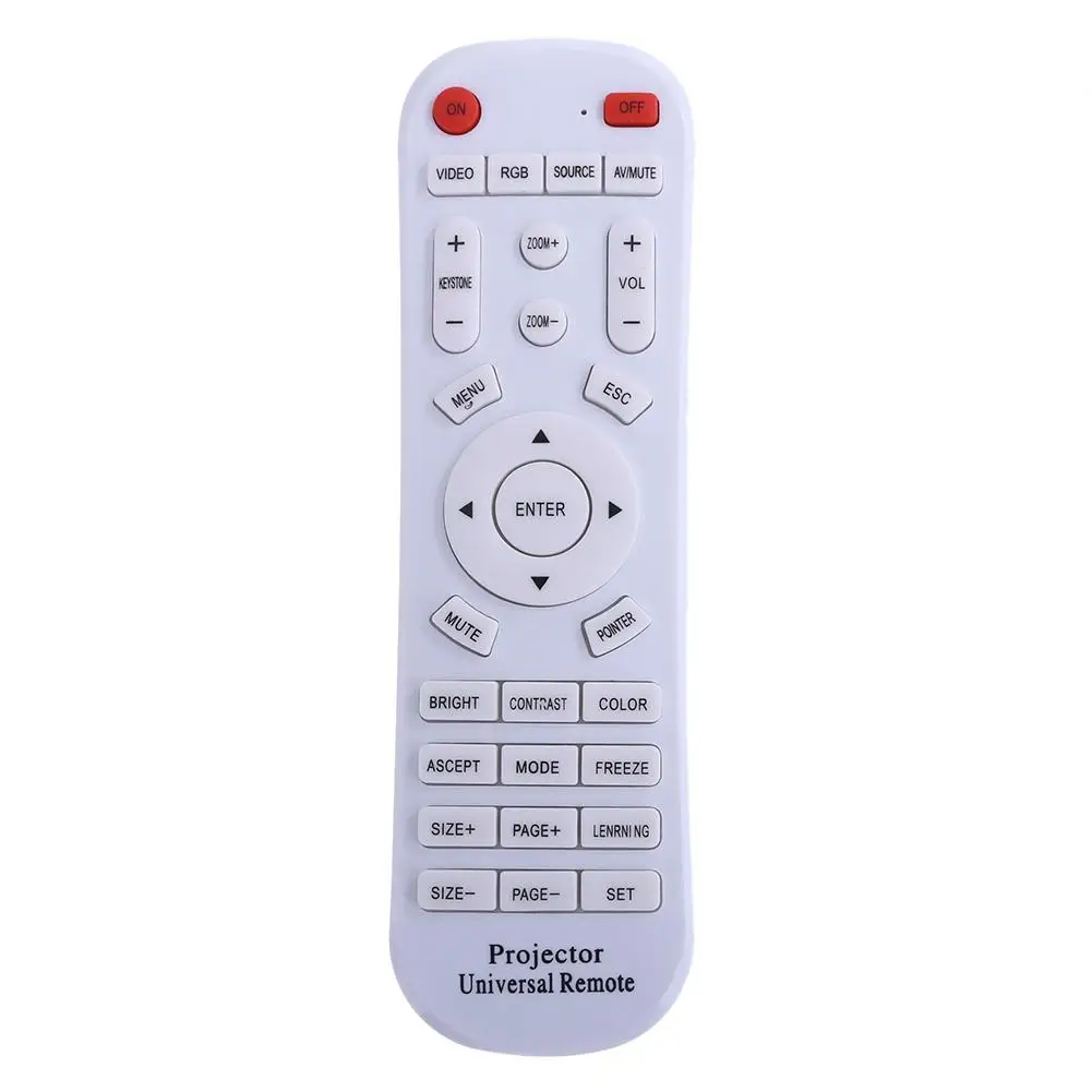 Universal Projector Remote Control for EPSON INFOCUS SONY BENQ ACER SANYO NEC VIEWSONIC HITACHI SAMSUNG TOSHIBA SHARP |