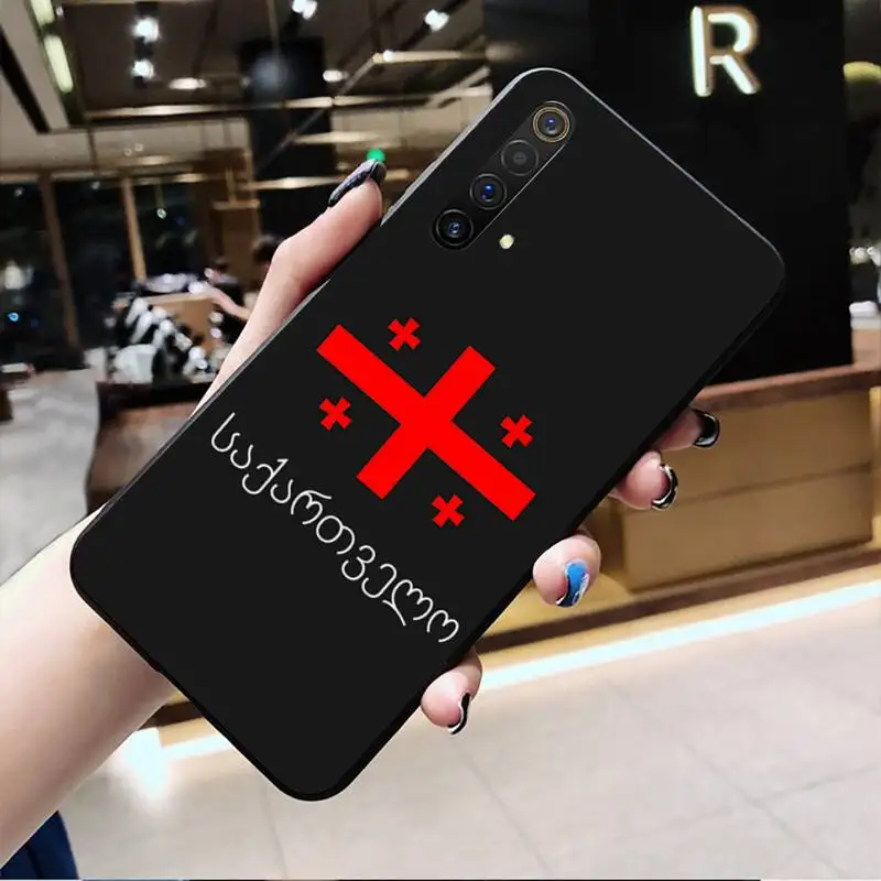 

Georgia flag pattern Phone Case For OPPO Realme 6 Pro Realme C3 5 Pro C2 RENO2-Z A11X