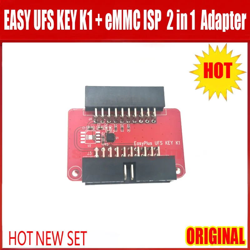 Легкий плюс UFS ключ K1 + eMMC ISP 2 в 1 адаптер для Socket / EMMC work|Антенны связи| |