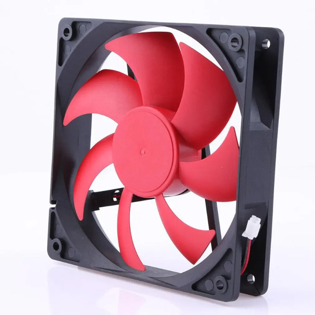 Portable Computer Double Head 12CM PC CPU Cooling Fan Cooler Super Quiet Silent for | Компьютеры и офис