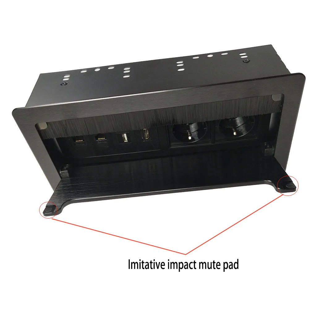 Розетка для офисной конференции настольная/2 розетки питания европейского