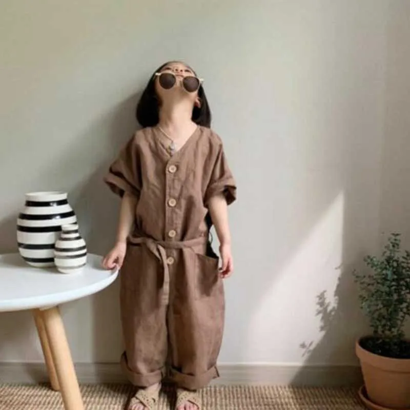 Комбинезон для девочек MILANCEL комбинезоны с v-образным вырезом мальчиков детский