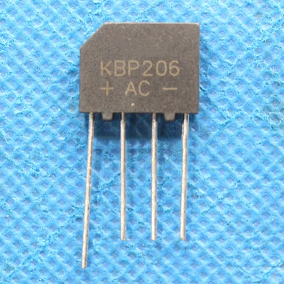 

5pcs/lot KBP206G KBP206 KBP205G bridge rectifier 2A 600V