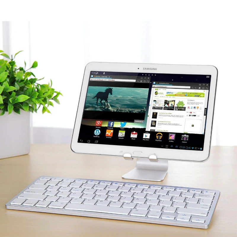 

78 Keys Wireless Keyboard Bluetooth Ultra Slim Russian/German/Korean/Spanish/French/Arabic/Thai for iPad/Windows OS/Mac/Android
