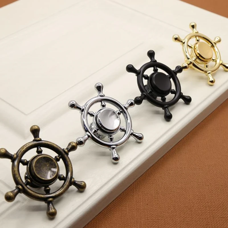 LCH Ancient Style Zinc Alloy Handle Stern Rudder Shaped Cabinet Knob Drawer Pull Crystal | Обустройство дома