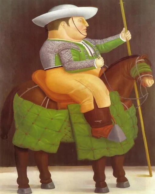

Cartoon Canvas Art Posters And Prints The President And First Lady By Fernando Botero Oil Paintings Funny Art Pictures Cuadros