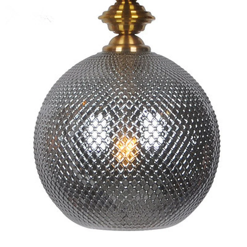 Классический стеклянный подвесной светильник в средиземноморском стиле люстра