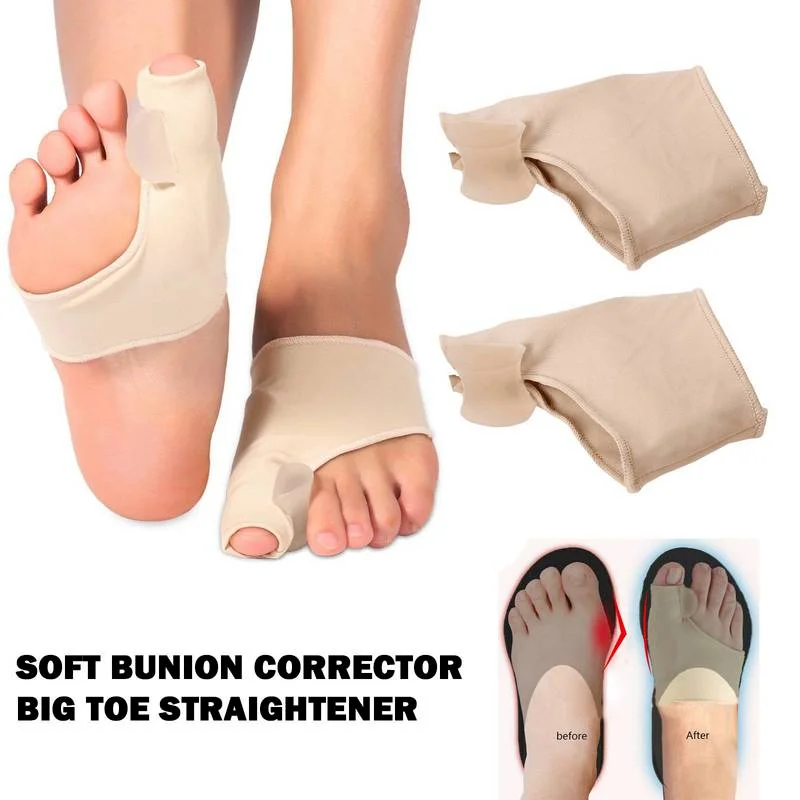 

1Pair Unisex Soft Bunion Corrector Nylon Hallux Valgus Protector Guard Toe Separator Orthopedic Straightener Foot Care Tool