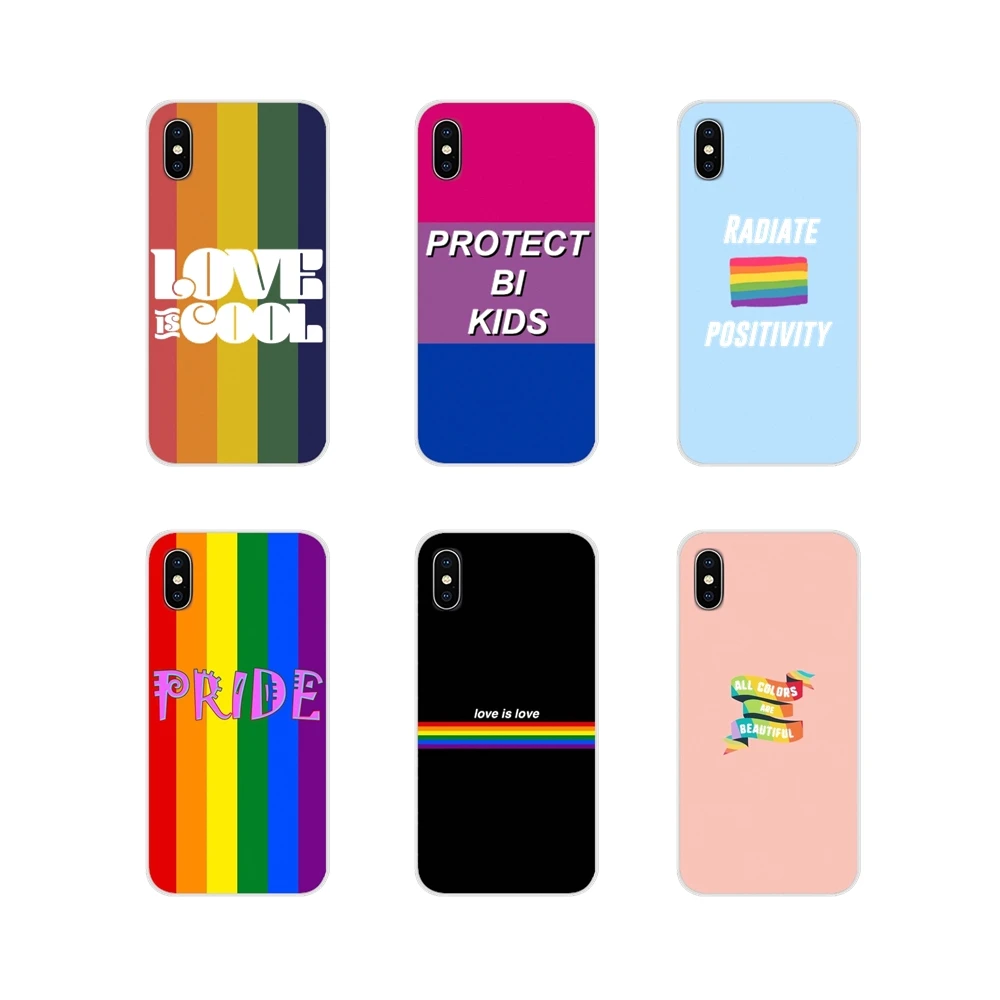 ЛГБТ для геев и лесбиянок аксессуары Rainbow Pride чехлы телефонов Xiaomi Mi4 Mi5 Mi5S Mi6 Mi A1 A2 A3