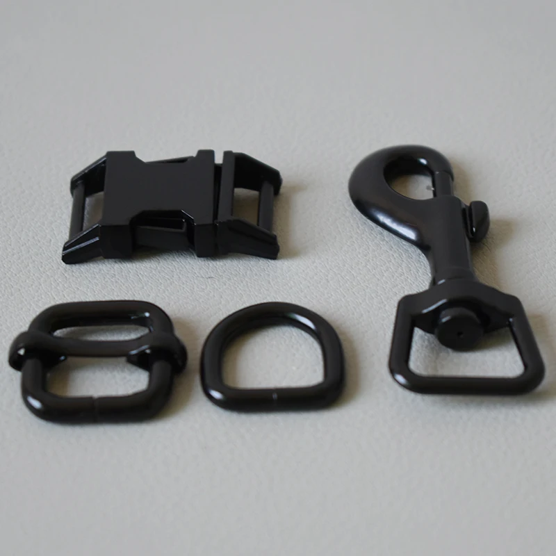 1 комплект металлической пряжкой Регулировочная пряжка кольцо в виде буквы D