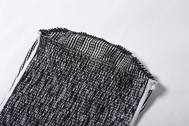 Сексуальный укороченный Топ без бретелек с открытыми плечами Женская